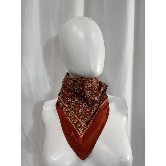 S�zane 'Floral' Red Scarf Size OS - Picture 2 of 4